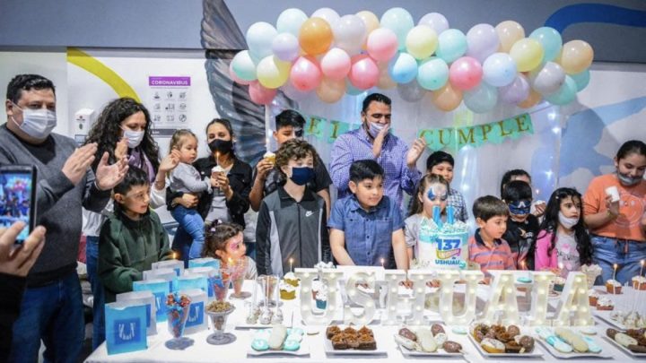 Vuoto agasajó a niños que cumplieron años el 12 de octubre