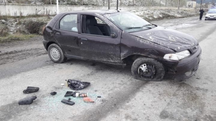 Conductora se quedo dormida, choco y quedo detenida en Ushuaia