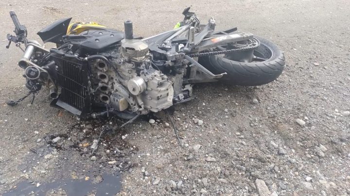 Accidente en la Ruta 3 un motociclista muerto