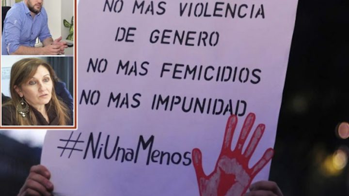 Ni Una Menos TDF apoyo a Del Corro por denuncia contra el legislador Trentino