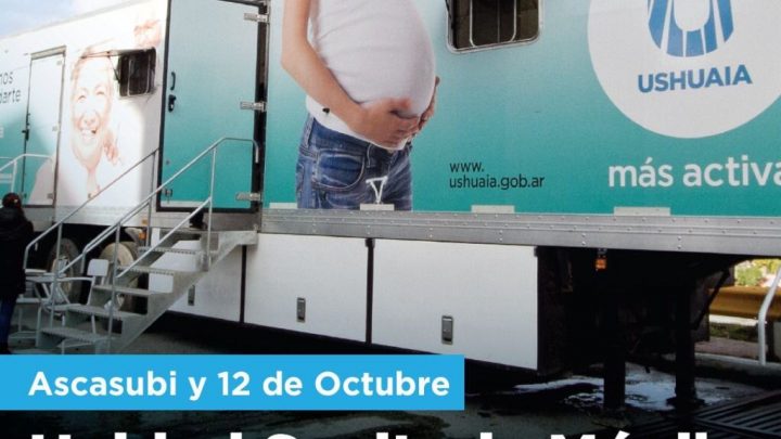 USHUAIA: LA UNIDAD SANITARIA MÓVIL SE TRASLADA A 12 DE OCTUBRE Y ASCASUBI