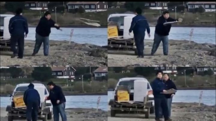 Multarán en Ushuaia a las personas que tiraban escombros a la Bahía