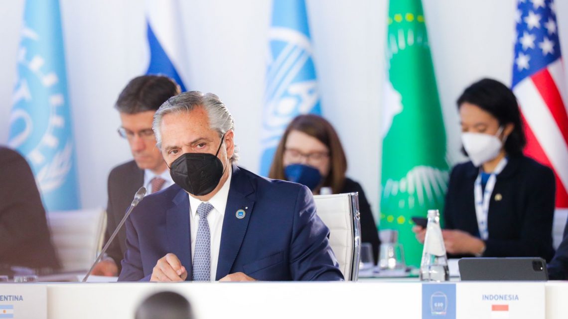 El Presidente ante los Líderes del G20: “La deuda con el FMI es un claro ejemplo de lo que está mal” El Presidente ante los Líderes del G20: “La deuda con el FMI es un claro ejemplo de lo que está mal”