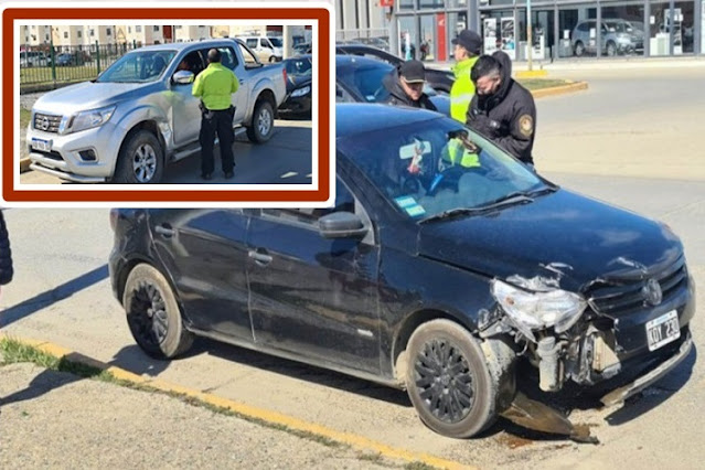 Choque entre un Gol y una Frontier sin lesionados Choque entre un Gol y una Frontier sin lesionados
