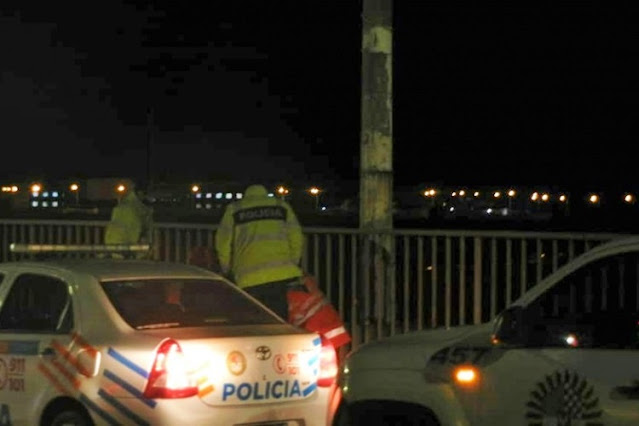 Rescatan con vida a una joven que se arrojo del puente Mosconi