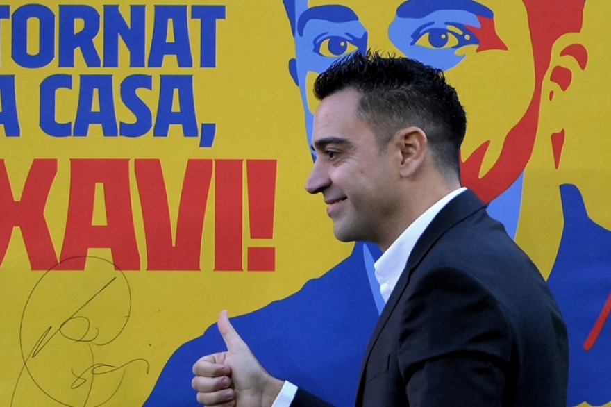 Xavi fue presentado como nuevo DT del Barcelona