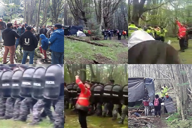 Desalojo de okupas en Ushuaia