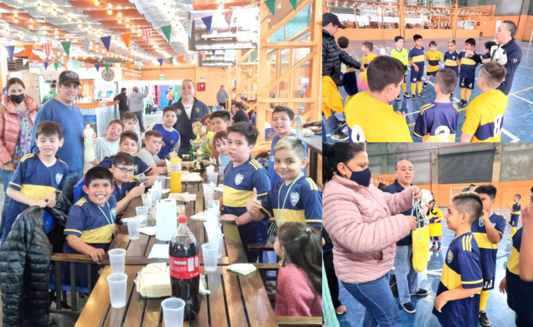 El Club Boca Ushuaia agasajó a sus pequeños hinchas