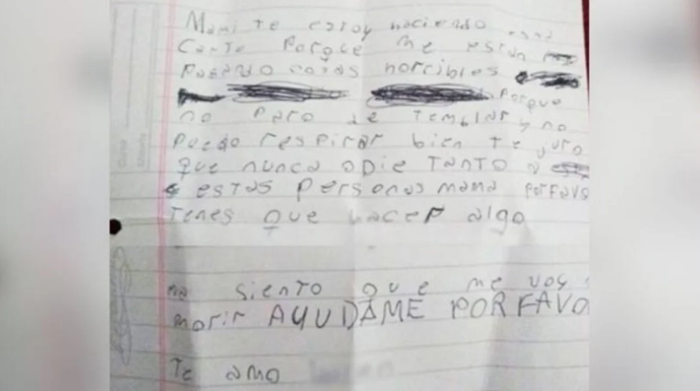 “Siento que me voy a morir”: la dura carta de una nena de 12 años que sufre bullying