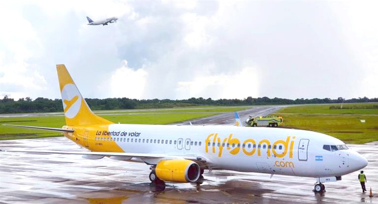 Conectividad aérea: Flybondi sumará tres vuelos semanales a Ushuaia a partir de enero