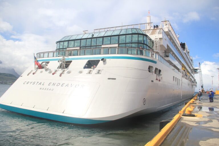 Tras ser rechazado en Punta Arenas, amarró en Ushuaia un crucero con un caso de COVID-19