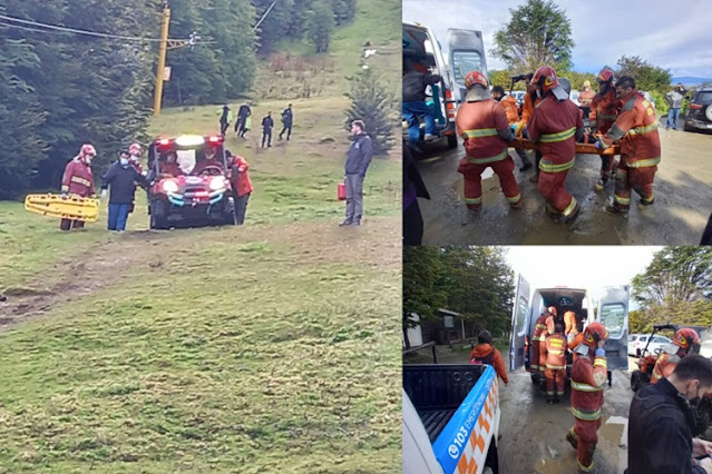 Rescate de una menor en la zona de la pista del Club Andino