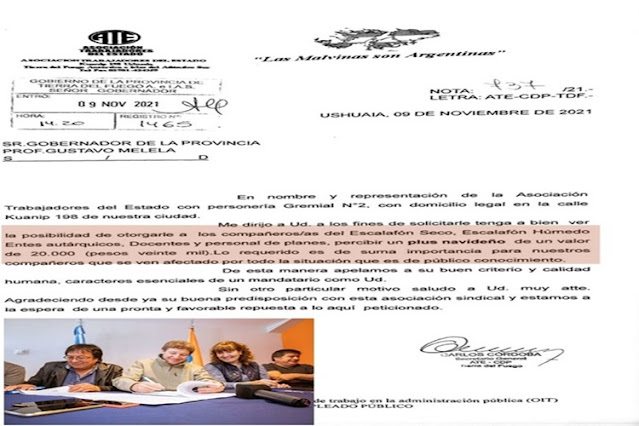 Desde ATE piden al Gobierno un bono navideño de 20 mil pesos