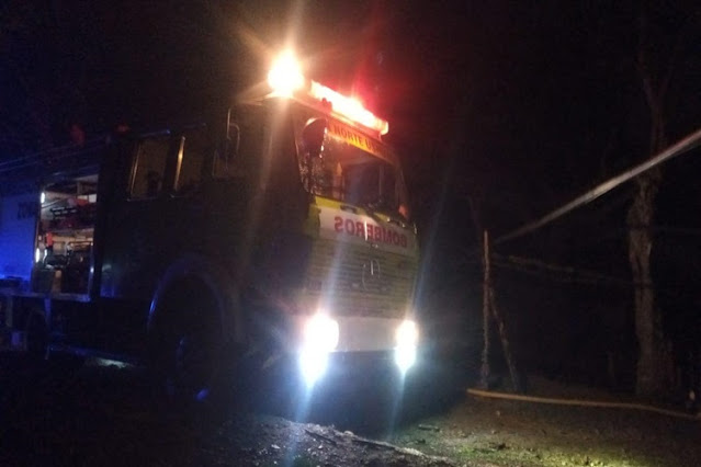 Incendio intencional de una vivienda en Ushuaia