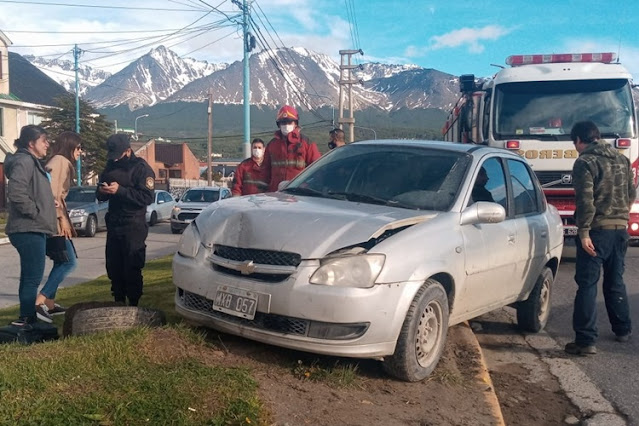 Choque en Ushuaia sin lesionados