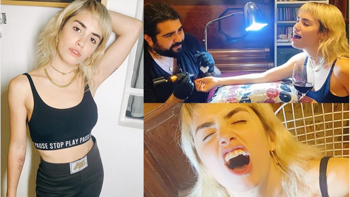 Lali Espósito mostró su nuevo tatuaje en el antebrazo: «A puro dolor» Lali Espósito mostró su nuevo tatuaje en el antebrazo: «A puro dolor»