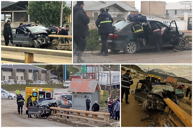 Conductor se llego puesto el puente del Arroyo Grande