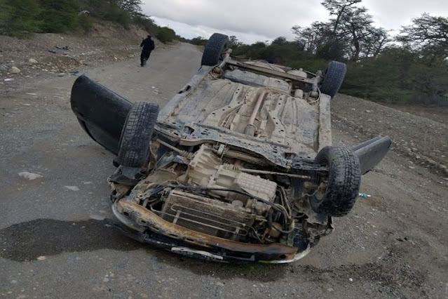 Vuelco en la Ruta Complementaria Nº 23