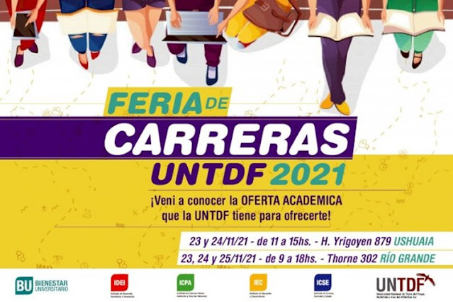 Feria de carreras esta semana para saber la oferta academica de la UNTDF Feria de carreras esta semana para saber la oferta academica de la UNTDF