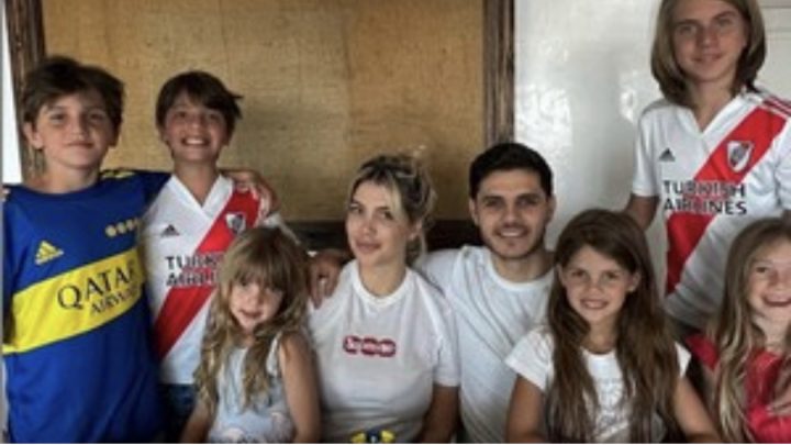 Con la torta de Joaquín como protagonista, Wanda Nara celebró el cumpleaños de su hijo en familia