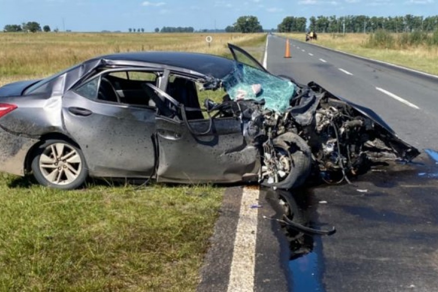 Familia fueguina accidentada en la ruta 205 de Buenos Aires