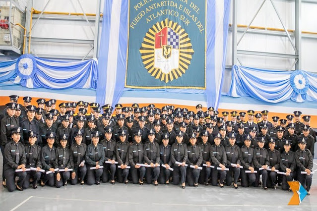 109 agentes femeninos y 16 oficiales se suman a la Policia de TDF