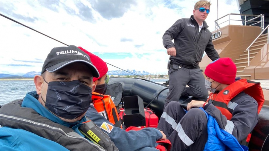 Sigue la búsqueda del ancla de “La Datcha” en el Canal Beagle