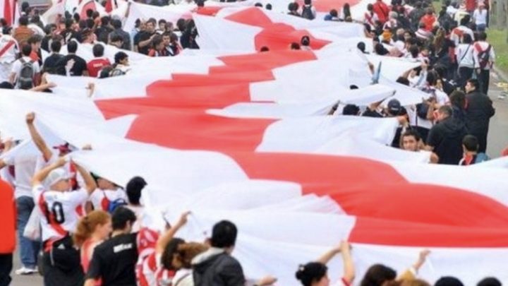 El 9 de diciembre, hinchas de River desplegarán una bandera de 120mts en el Cono de Sombra,