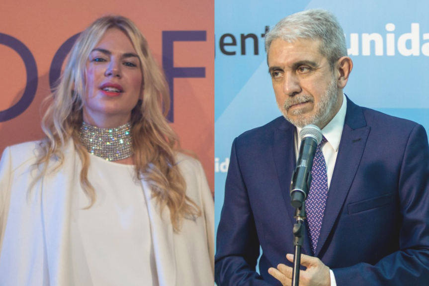 Esmeralda Mitre y Aníbal Fernández desmintieron los rumores de romance