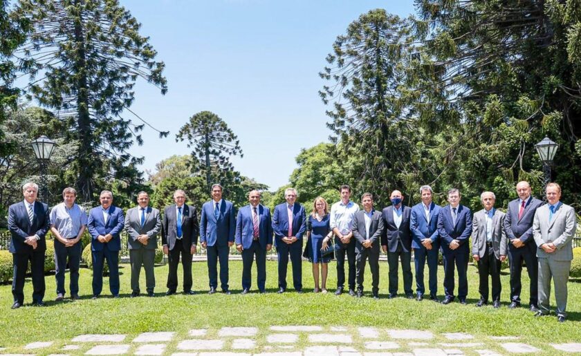 Alberto Fernández recibió a 13 gobernadores en la Quinta presidencial