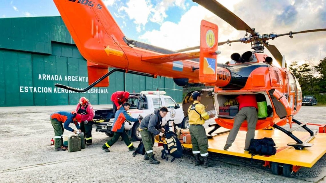 Incendio en Estancia la Fueguina: el fuego lleva afectadas 12 hectáreas de bosque