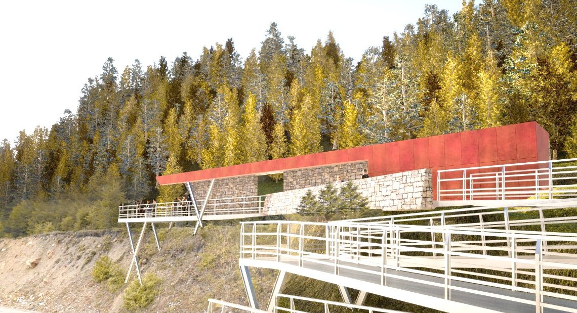 Comienzan los trabajos en la obra “Miradores Valles Fueguinos” y piden no descender en el Mirador Carbajal