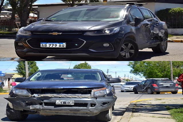 Choque en esquina semaforizada, con una lesionada