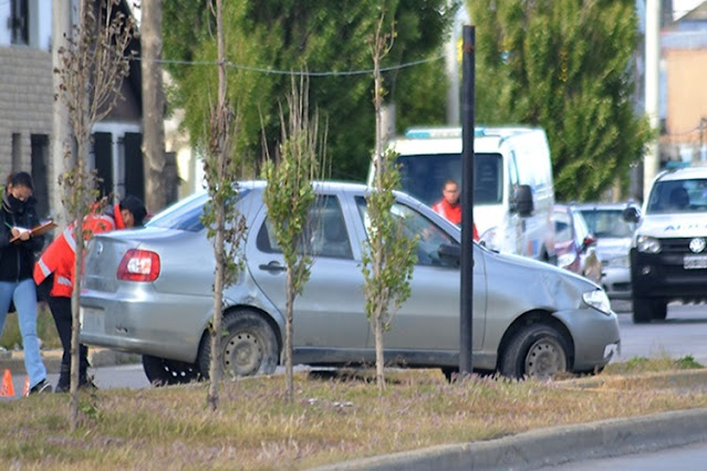 Choque dos menores trasladados al Hospital