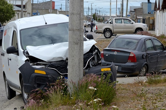 Choque con lesionado, trasladado al Hospital