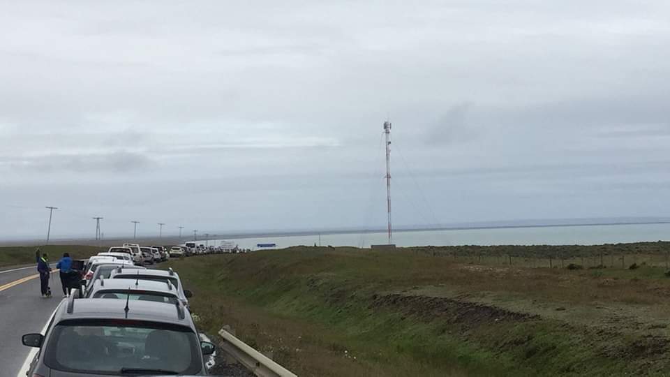 Largas filas de vacacionistas en San Sebastián