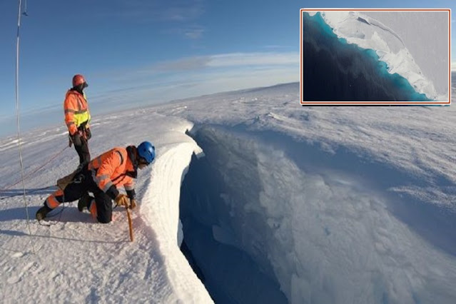 Alertan por ruptura de gigantesco glaciar en la Antártida
