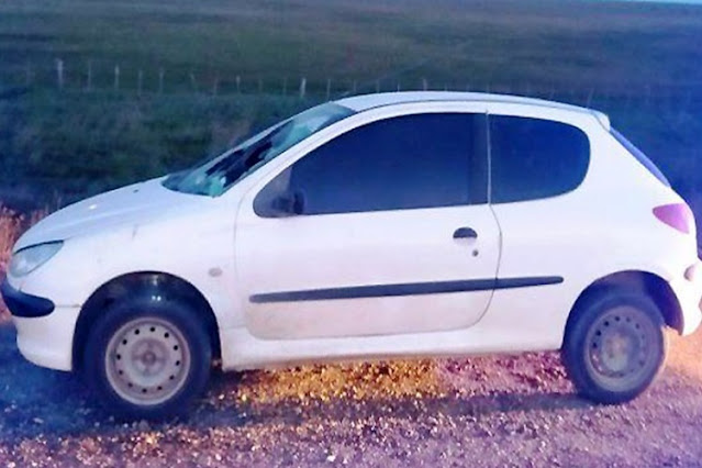 Principio de incendio en vehículo que circulaba por la Ruta 3