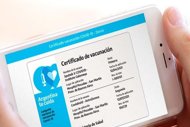 Pase Sanitario se implementara a partir del 1 de Enero