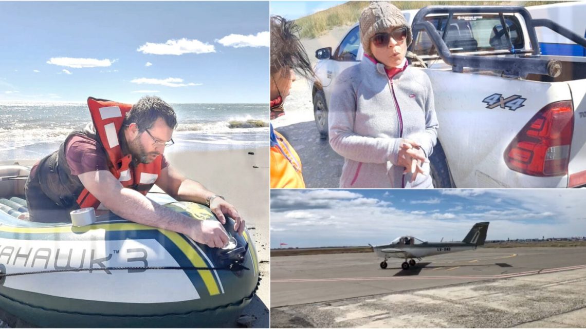 Intensa búsqueda de un docente que desapareció en el mar con su gomón Intensa búsqueda de un docente que desapareció en el mar con su gomón