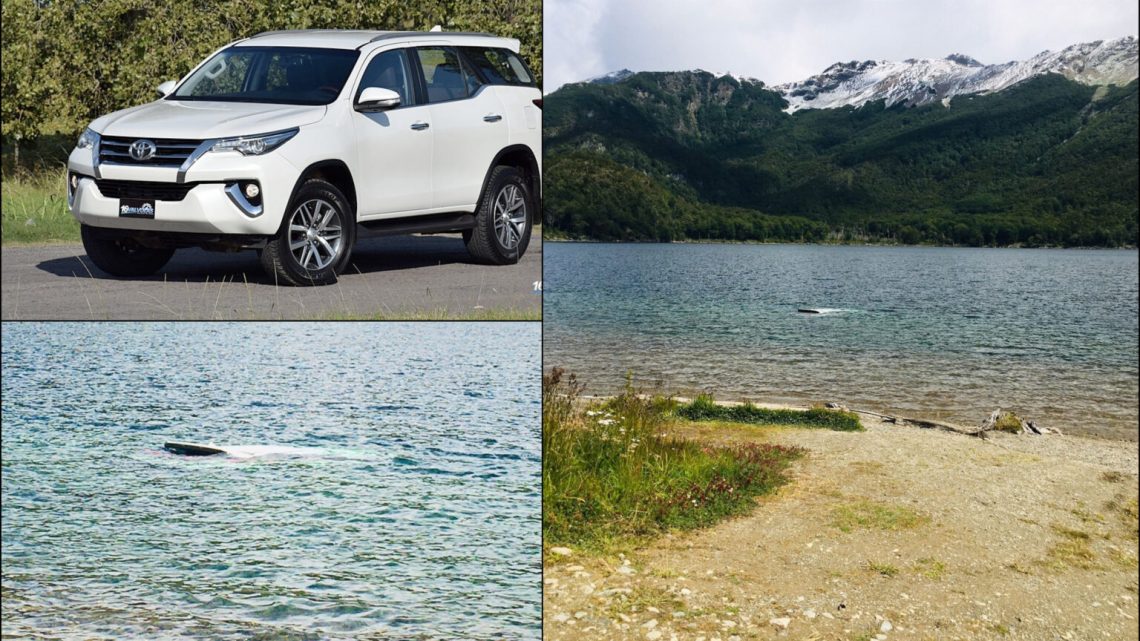 Vehículo con cuatro turistas y un chofer se hundió en las aguas del Escondido