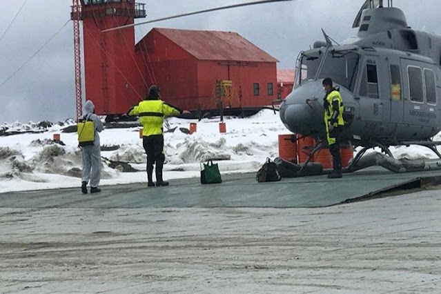Evacuan personal de Base Esperanza en la Antartida por casos de Covid Evacuan personal de Base Esperanza en la Antartida por casos de Covid