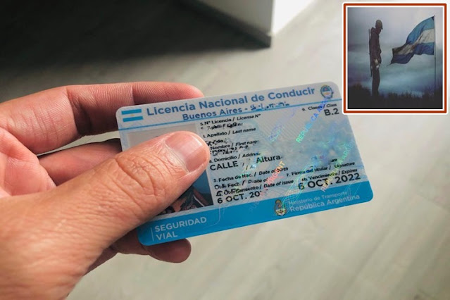 Licencia de conducir de Veteranos de Malvinas, llevaran la leyenda «Héroes»