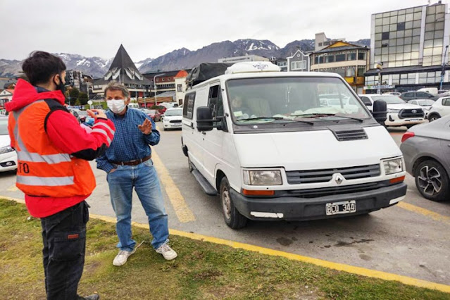 Motorhome prohibido estacionar en el ejido urbano de Ushuaia