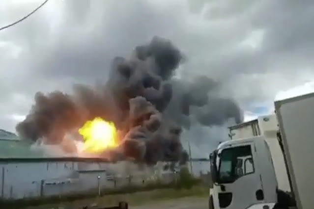 Incendio de grandes dimensiones en Ushuaia