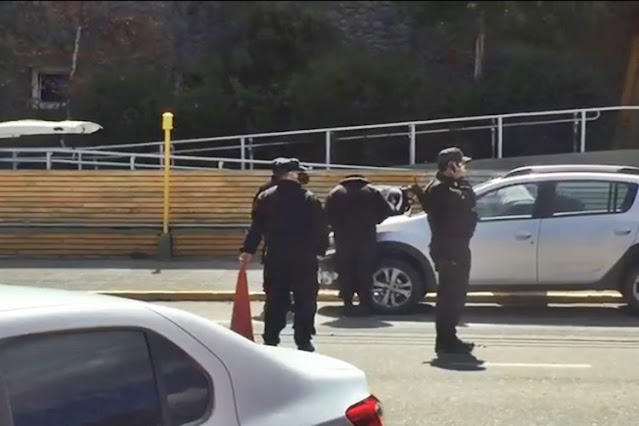 Turista murió en la vereda del Hotel Albatros de Ushuaia