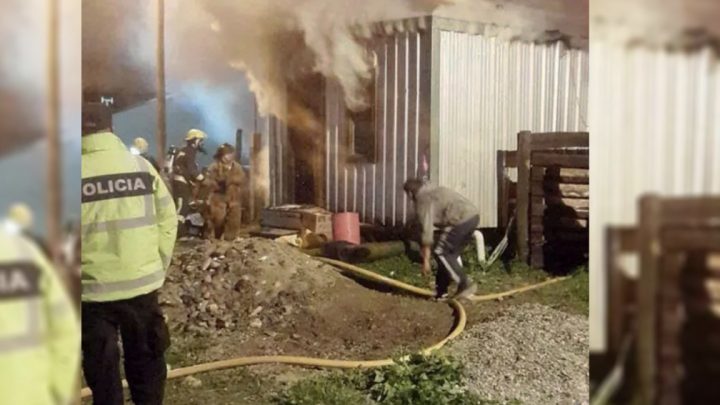 Integrantes de la División Policial Científica de Ushuaia, indicó además que en el hecho se descarta indicio de criminalidad.