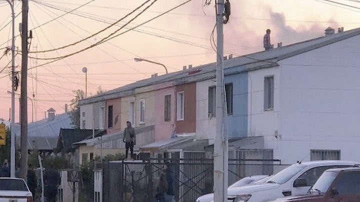 Principio de incendio en una vivienda por un asado