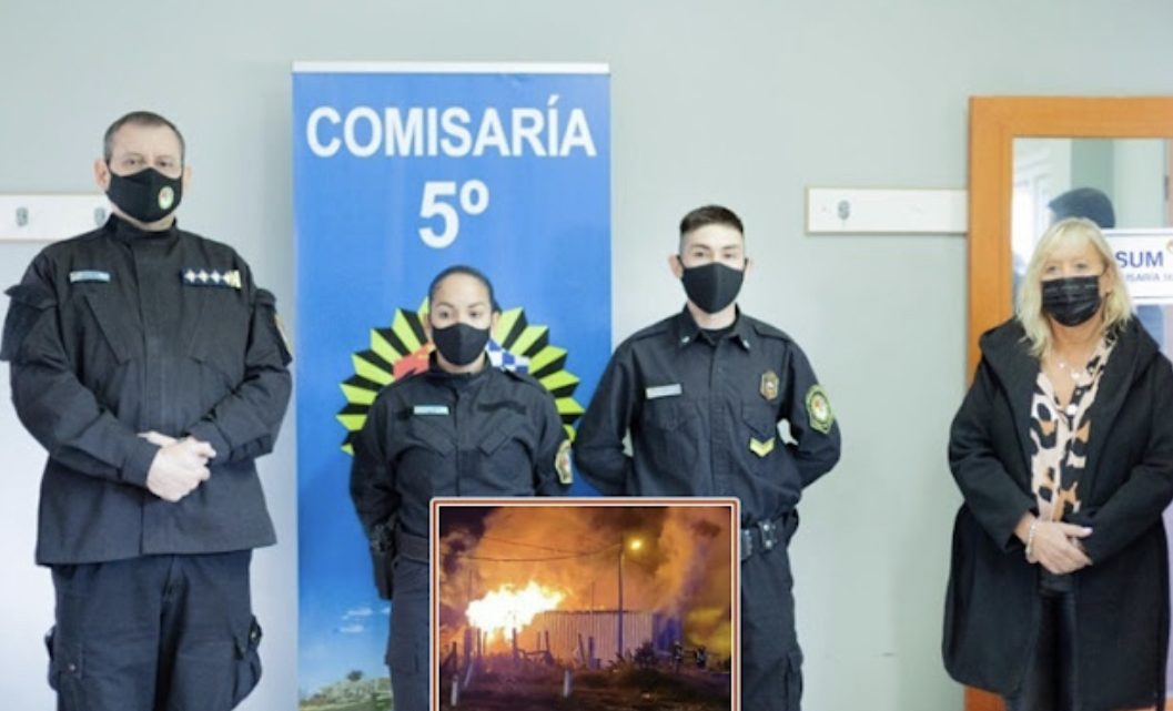 Medalla a policias que rescataron a menor del incendio de Andorra donde murieron sus hermanos Medalla a policias que rescataron a menor del incendio de Andorra donde murieron sus hermanos