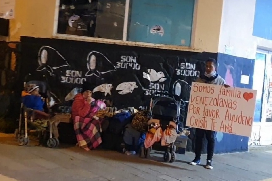 Venezolanos piden ayuda y un lugar para vivir en Ushuaia